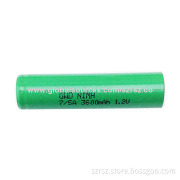 NiMH Cell, 1.2V, 3600mAh Capacity